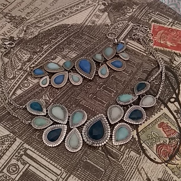 Lucky Brand 2 piece Set Necklace and Bracelet Bohemian Style - Picture 1 of 4